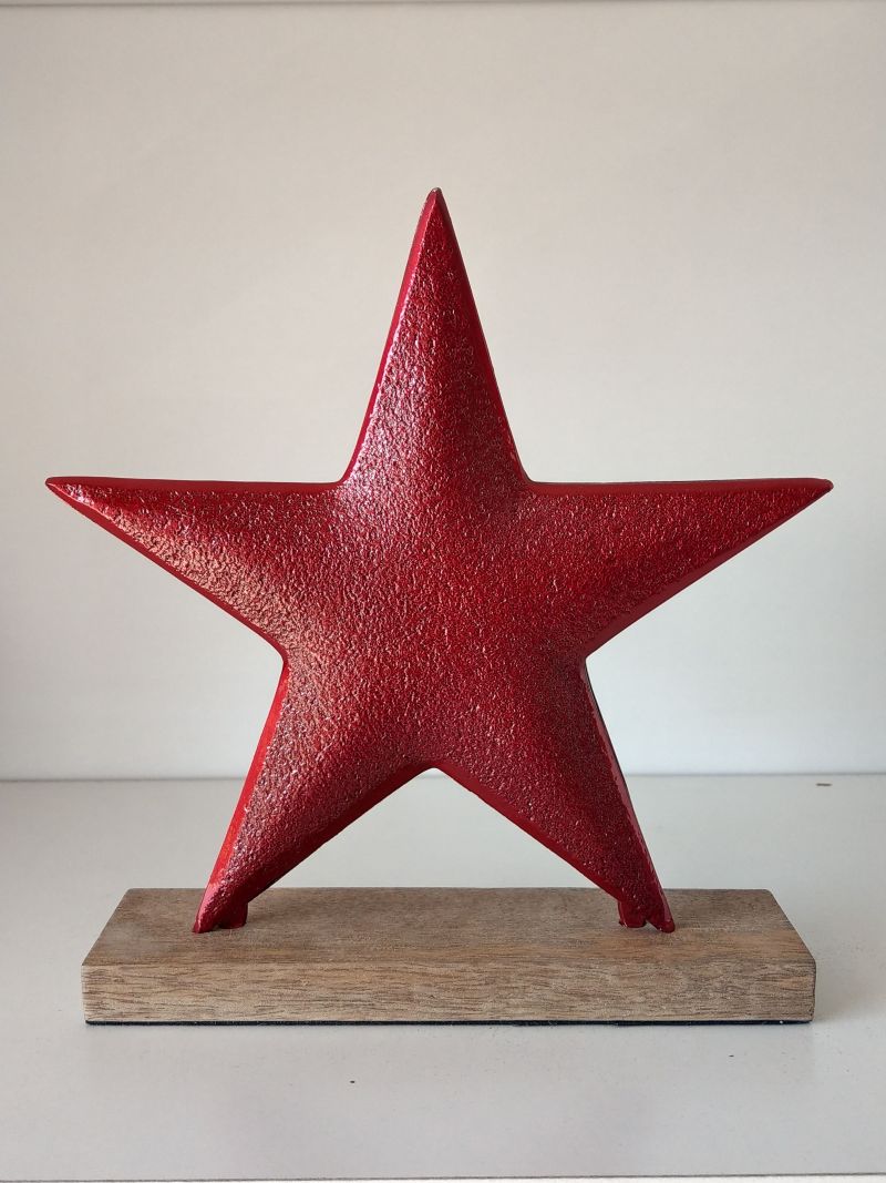 Cadeaux, Stern groß, rot