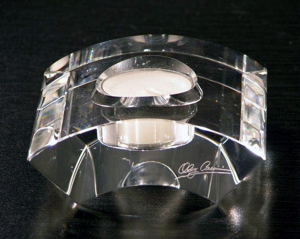 CRYSTAL Teelicht Convex
