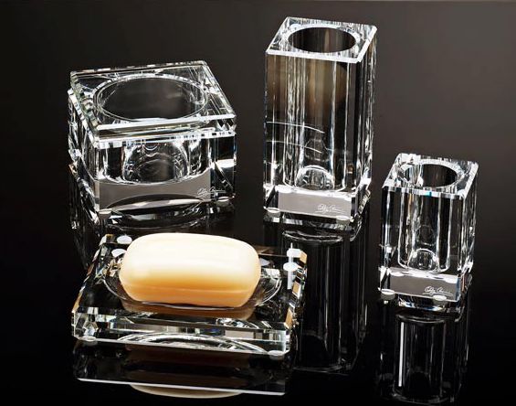 CRYSTAL Seifenschale Cube eckig