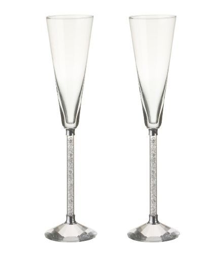 CRYSTAL Champ. Flöte Crystal Diamonds, 2-er Set