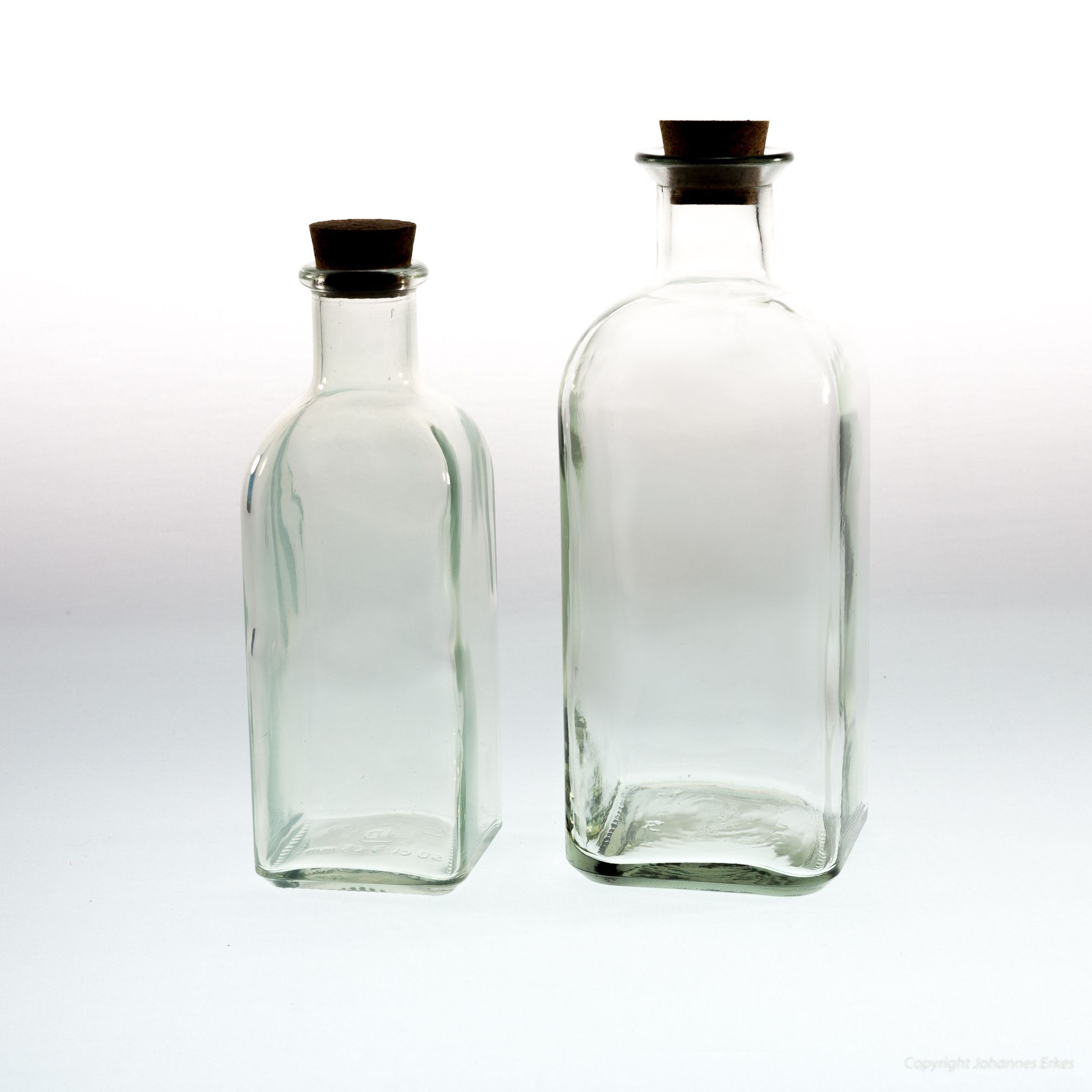 Flasche COTTAGE, eckig, groß H 24 cm