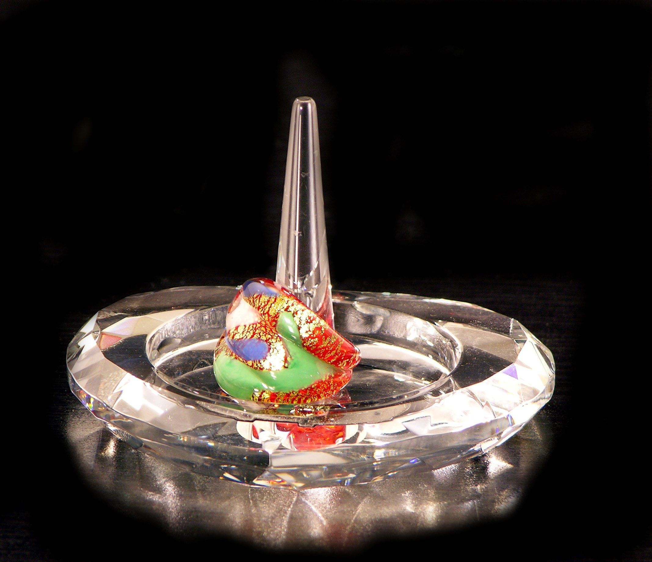 CRYSTAL Ringhalter Herz