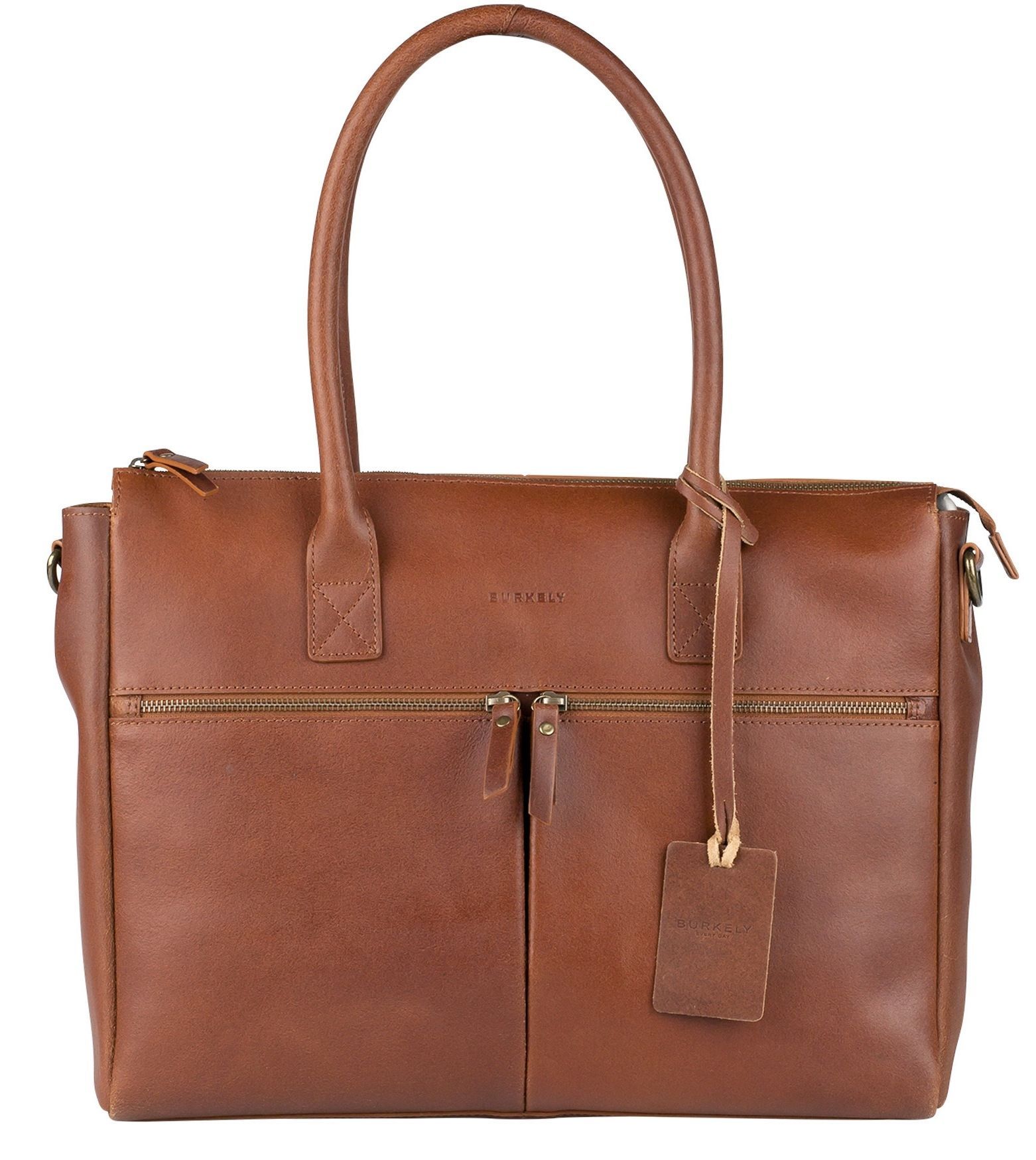 BURKELY VINTAGE VALERIE LAPTOPBAG cognac